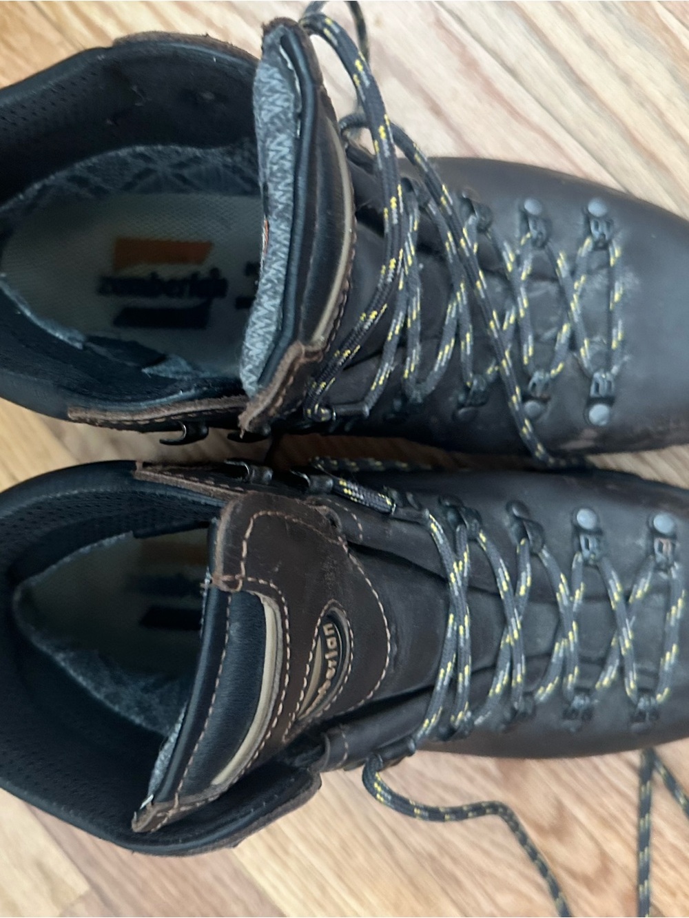 Women's Zamberlan hiking Lace-Up Brown Leather Boots